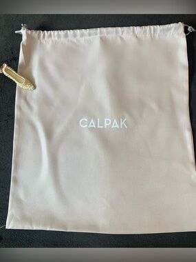CALPAK medium sized dusty rose color drawstring dust bag LNWOT
